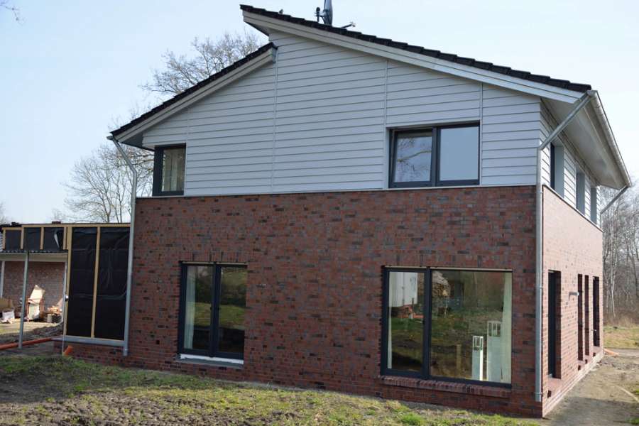 Wohnhaus mit individueller Fassadengestaltung, Am Hüttenpark, 27442 Gnarrenburg